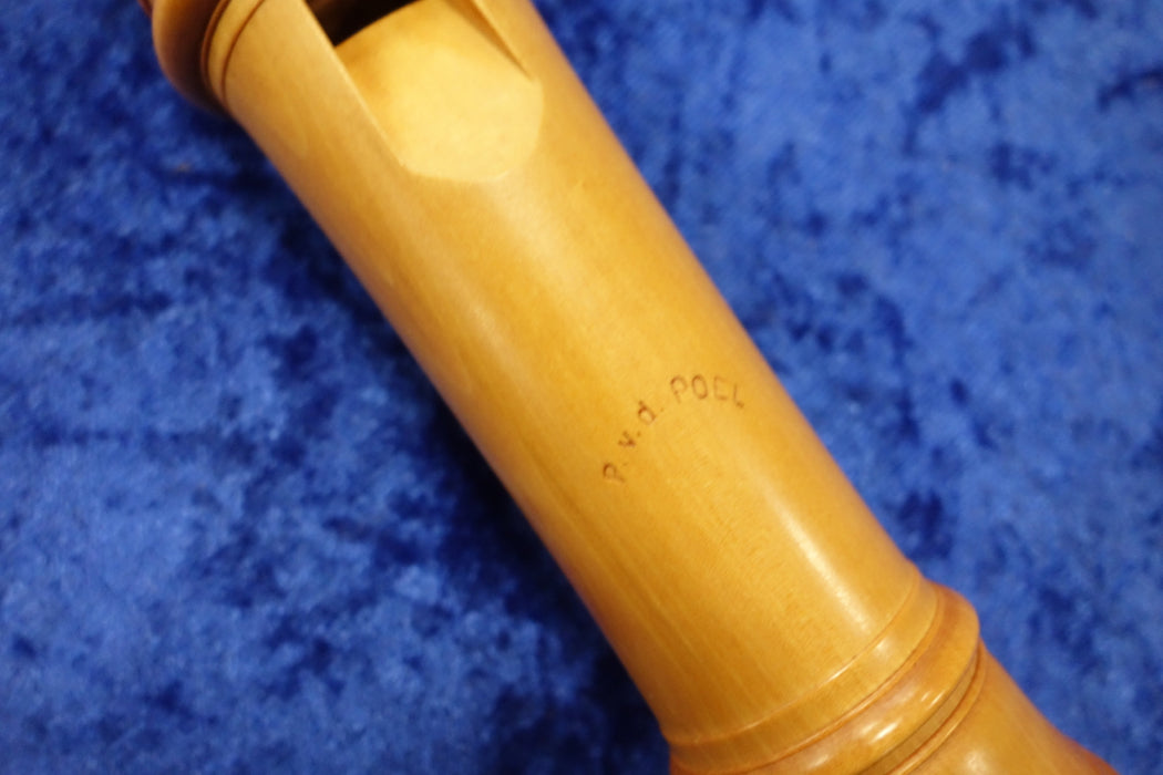 Peter van der Poel Alto Recorder after Debey A415 in European Boxwood (Previously Owned)