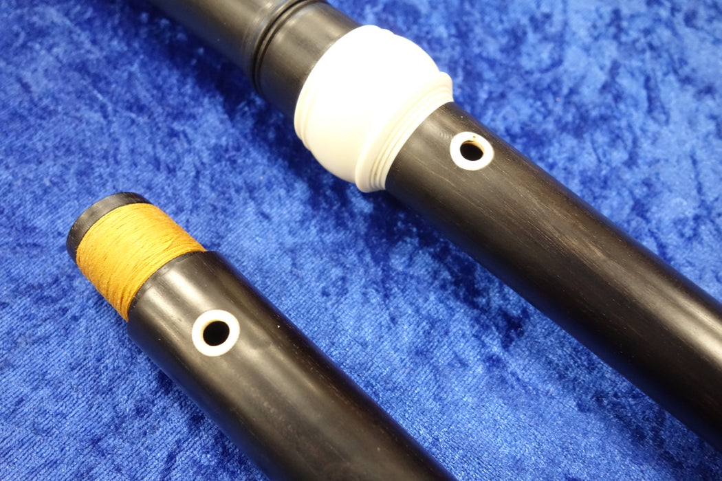 Guido Klemisch Alto Recorder after Boekhout A415 with additional body and foot A400 in Ebony (Previously Owned)