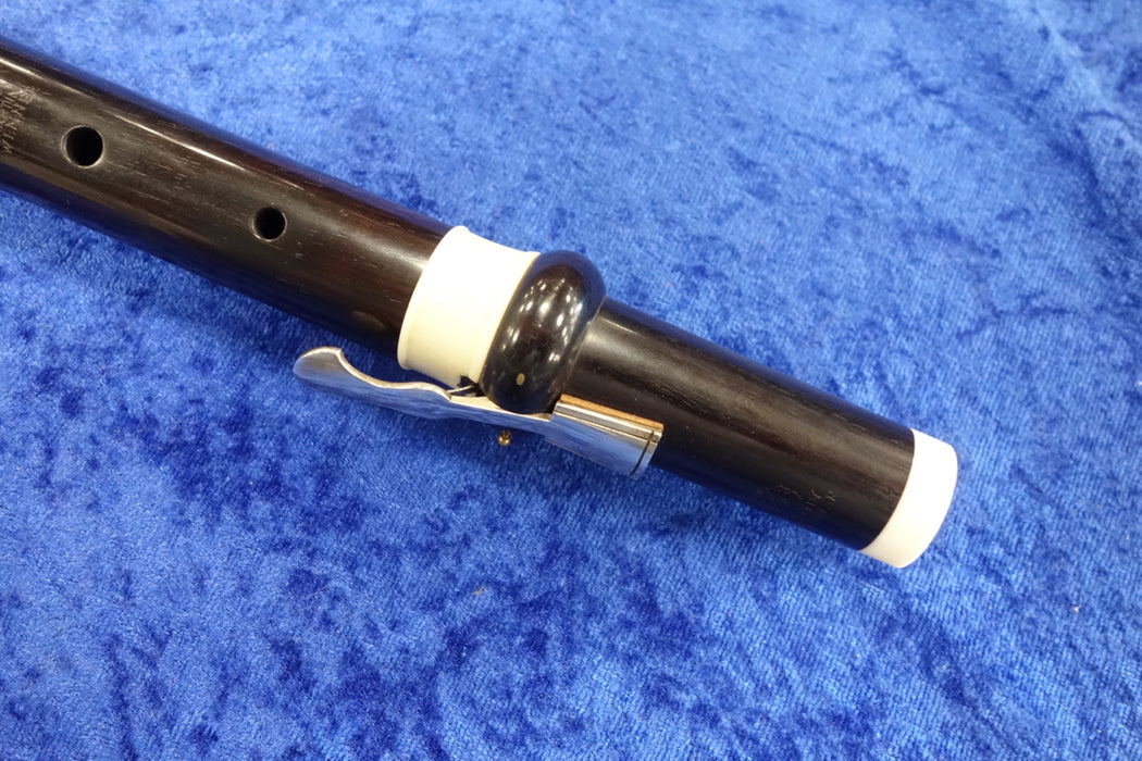 Baroque Flute after Palanca in Grenadilla by Martin Wenner A415 .. (Previously Owned)