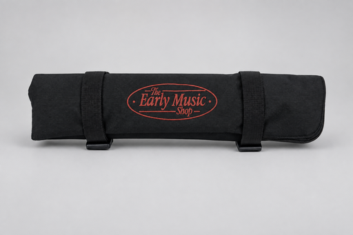 EMS 3 Slot Fleece Lined Recorder Roll Bag, Black Canvas Exterior