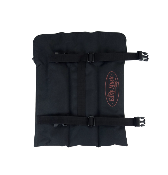 EMS 3 Slot Fleece Lined Recorder Roll Bag, Black Canvas Exterior