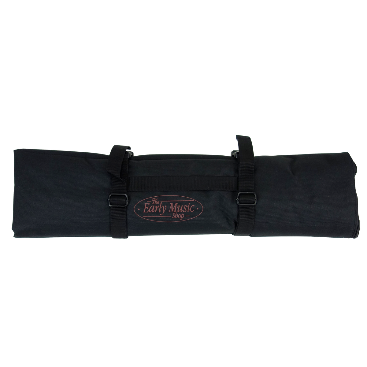 EMS 3Slot Bass Recorder Fleece Lined Roll Bag, Black Canvas Exterior