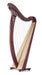 Donegal 34 string harp (Carbon fibre strings) in walnut finish by Salvi