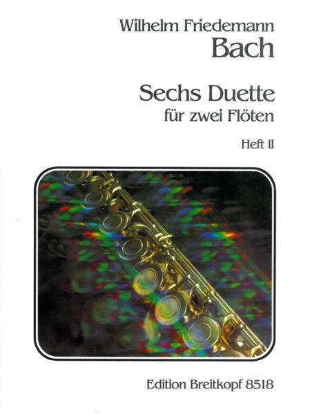 W.F. Bach: Six Duets for two Flutes, Vol. 2