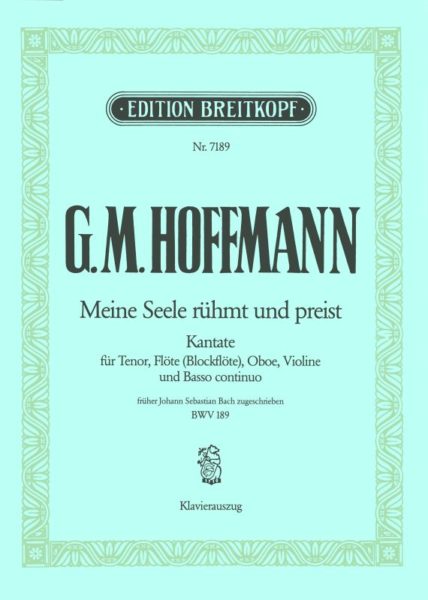 Hoffmann: Come, my spirit, come exalt