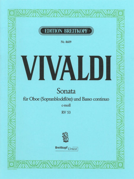 Vivaldi: Sonata in C minor RV 53 for Oboe and Basso Continuo