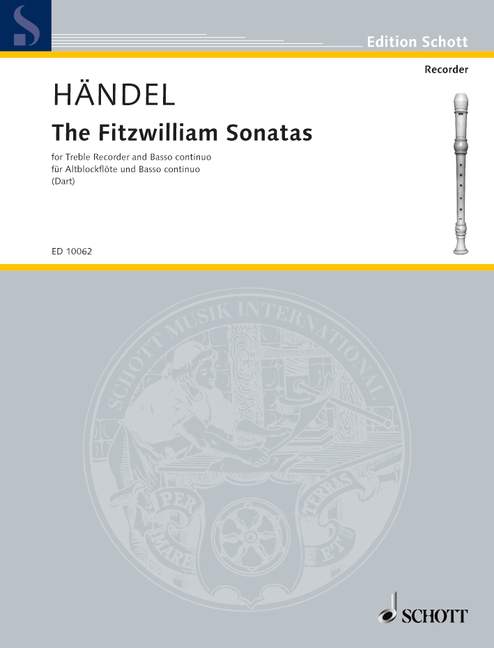 Handel: The Fitzwilliam Sonatas for Alto Recorder and Continuo