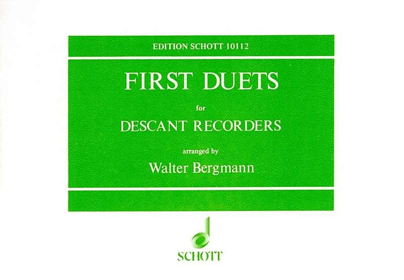 Bergmann (ed.): First Duets for Descant Recorders