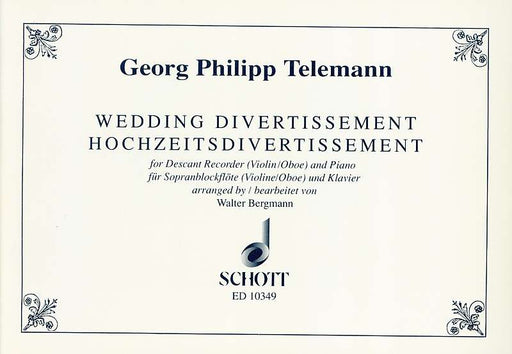 Telemann: Wedding Divertissement for Descant Recorder and Keyboard