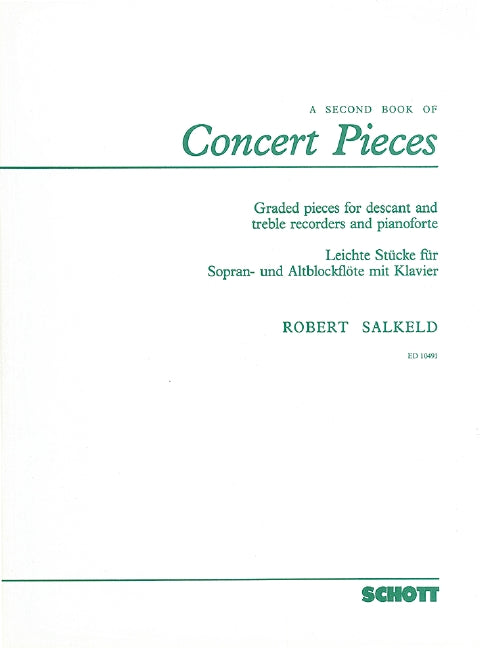 Salkeld: A Second Book of Concert Pieces for Descant and Treble Recorders and Piano