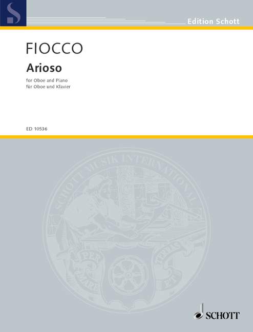 Fiocco: Arioso for Oboe and Piano