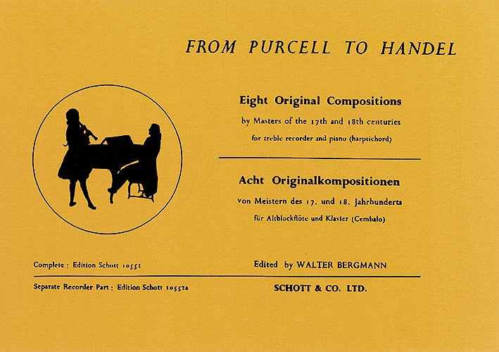 Bergmann (ed.): From Purcell to Handel