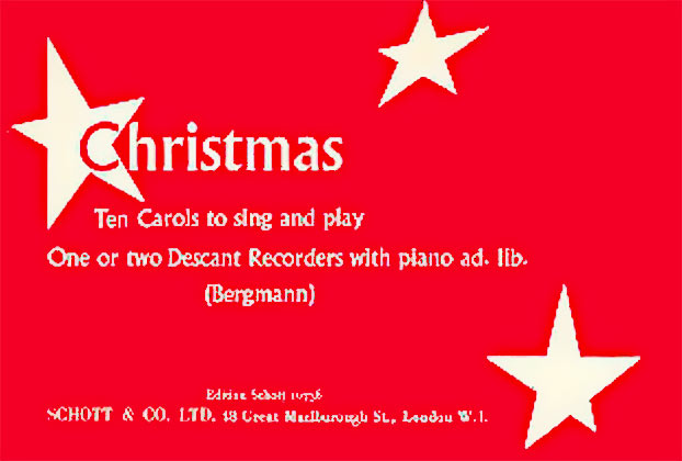 Various: Christmas - 10 Carols for 1 or 2 Descant Recorders