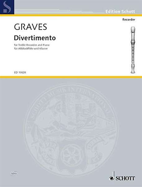 Graves: Divertimento for Treble Recorder and Piano