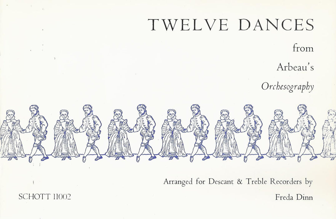 Various: 12 Dances from Arbeau's Orchesography for Recorder Duet