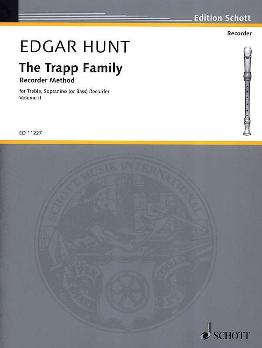 Hunt: The Trapp Family Recorder Method, Vol. 2