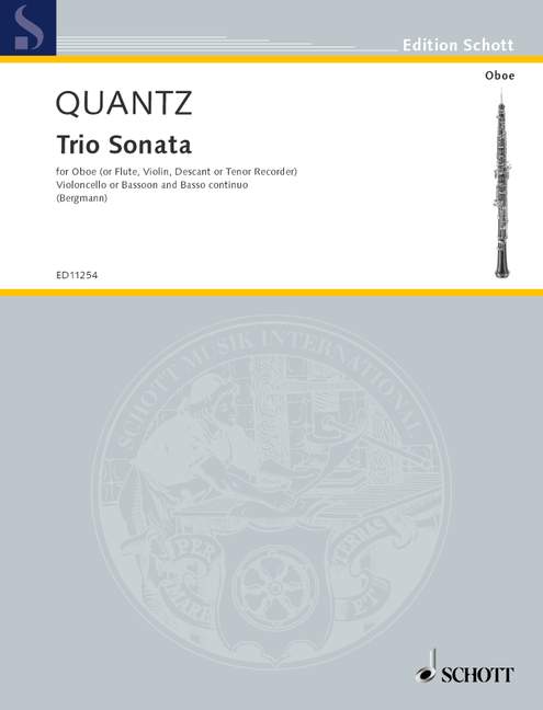 Quantz: Trio Sonata in G Major for Oboe, Violoncello and Basso Continuo
