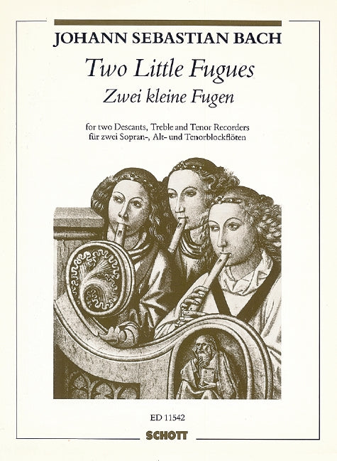 J. S. Bach: Two Little Fugues for Recorder Quartet