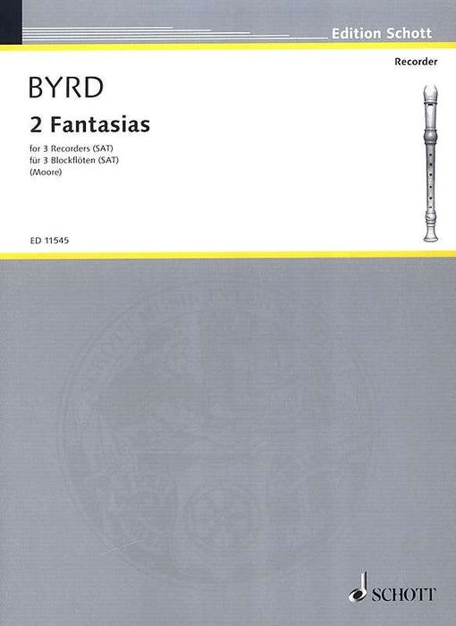 Byrd: 2 Fantasias for 3 Recorders