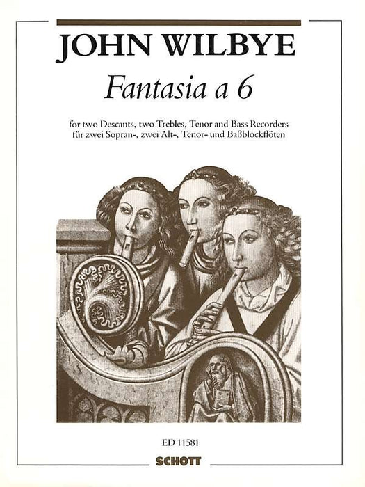 Wilbye: Fantasia a 6 for 6 Recorders
