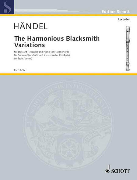 Handel: The Harmonious Blacksmith Variations for Descant Recorder and Keyboard