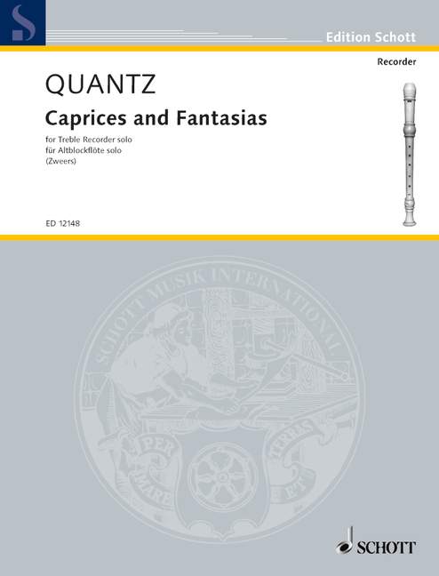 Quantz: Caprices and Fantasias for Treble Recorder Solo