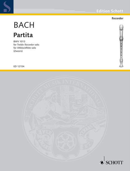 J. S. Bach: Partita in C Minor for Treble Recorder