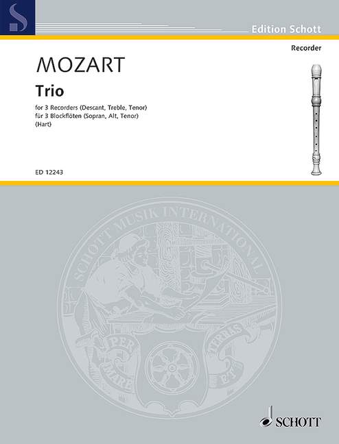 Mozart: Trio for 3 Recorders