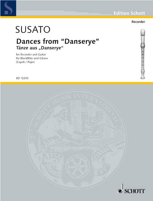 Susato: Dances from Danserye for Descant Recorder and Guitar
