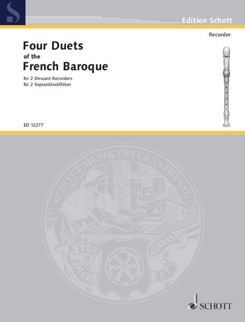 Various: 4 Duets of the French Baroque for Recorder Duet