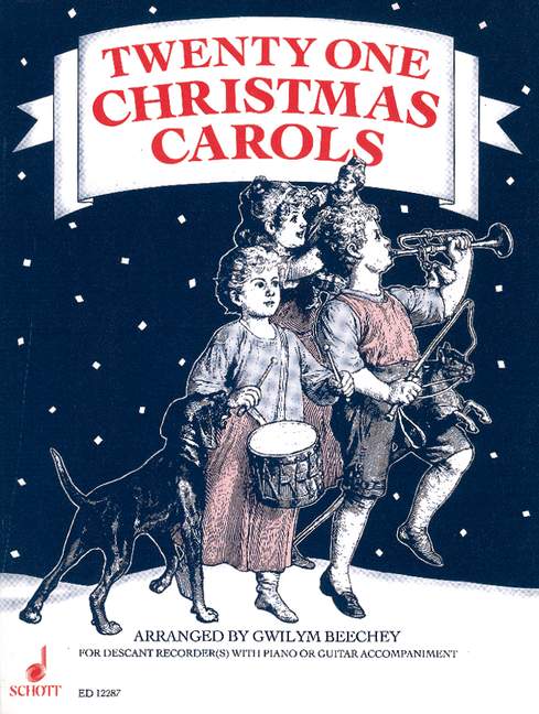Various: 21 Christmas Carols for Descant Recorder(s) with Piano or Guitar Accompaniment