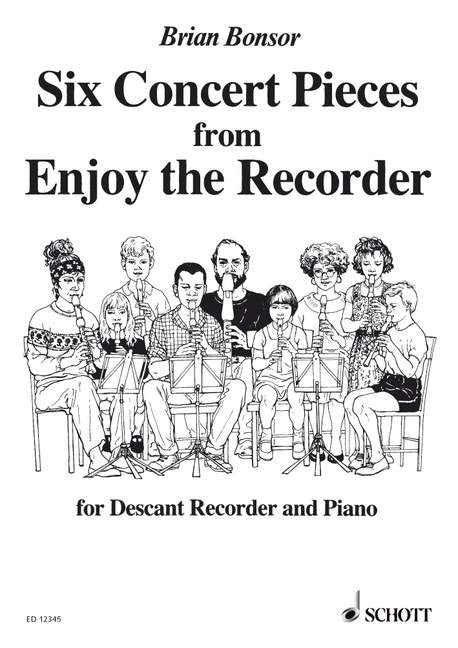 Bonsor: 6 Concert Pieces for Descant Recorder and Piano