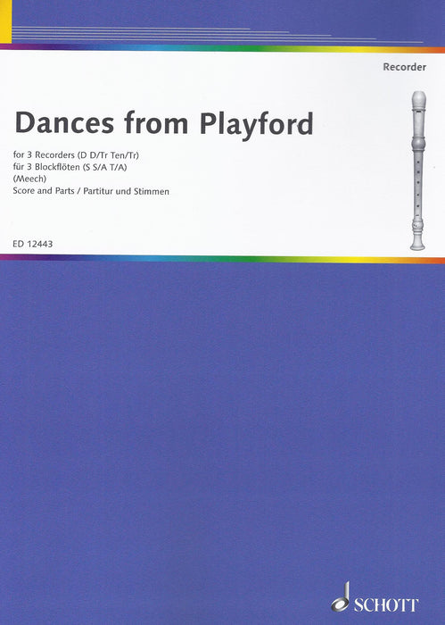 Dances from Playford for 3 Recorders