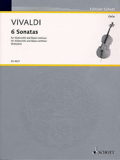 Vivaldi: 6 Sonatas for Violoncello and Basso Continuo