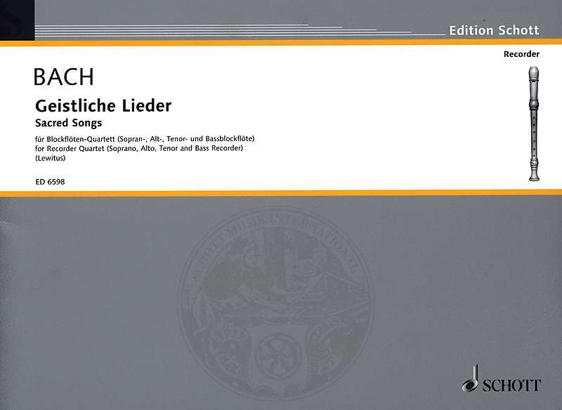 Bach: Sacred Songs for Recorder Quartet