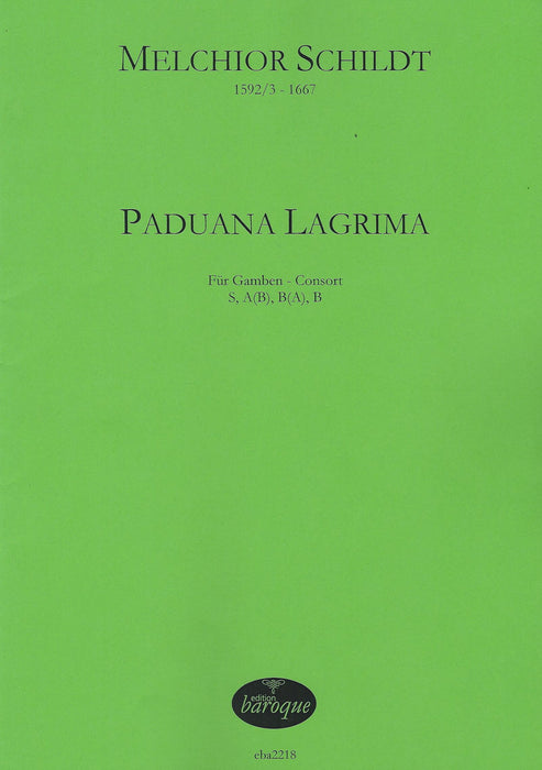 Schildt: Paduana Lagrima for Viol Consort