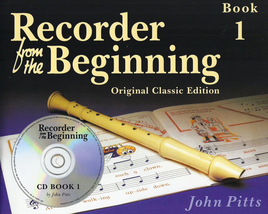 Pitts: Recorder from the Beginning Book 1 - Original Classic Edition with CD