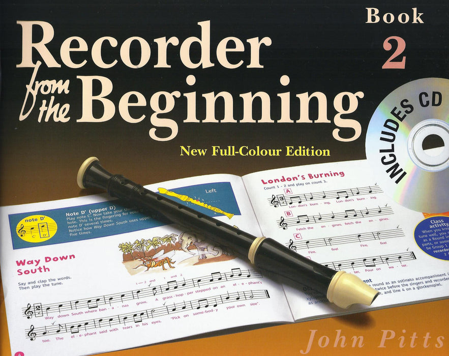 Pitts: Recorder from the Beginning Book 2 - New Full-Colour Edition with CD
