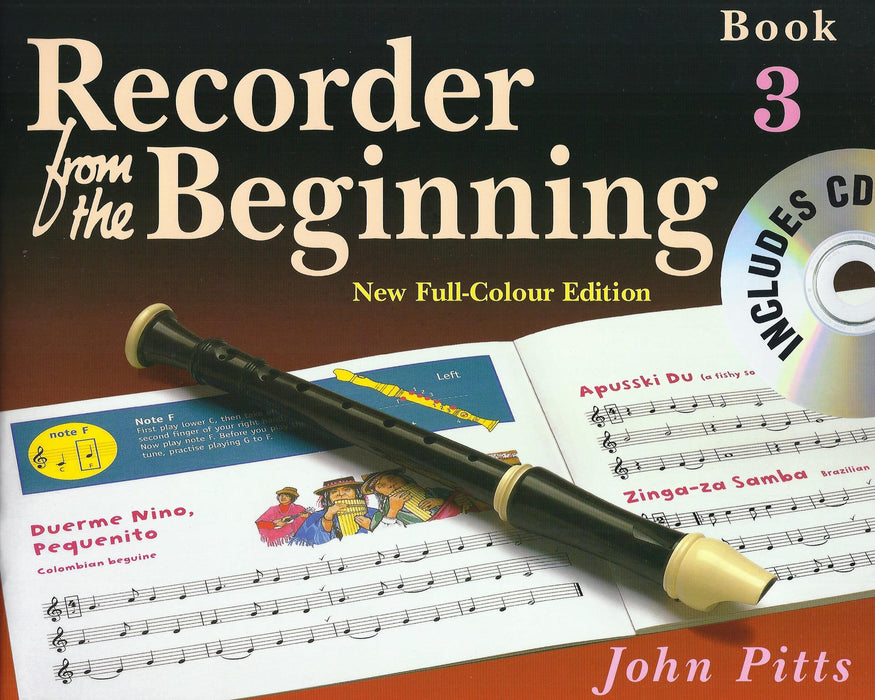 Pitts: Recorder from the Beginning Book 3 - New Full-Colour Edition with CD