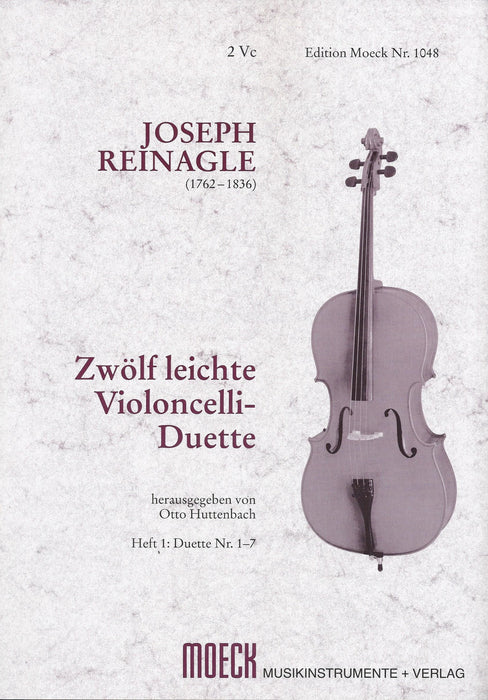 Reinagle: 12 Easy Duets for Violoncellos, Vol. 1 Duets 1-7
