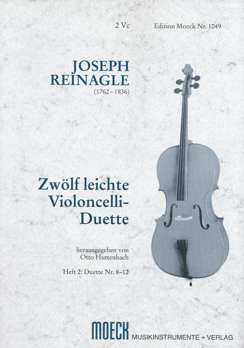 Reinagle: 12 Easy Duets for Violoncellos, Vol. 2 Duets 9-12