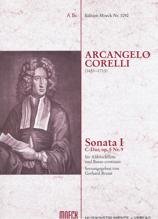Corelli: Sonata I in C Major for Treble Recorder and Basso Continuo