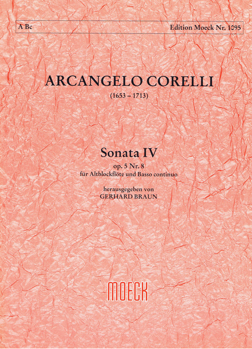 Corelli: Sonata IV in G Minor for Treble Recorder and Basso Continuo
