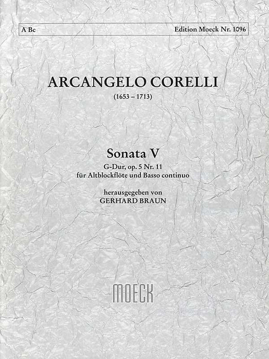 Corelli: Sonata V in G Major for Treble Recorder and Basso Continuo