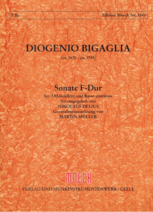 Bigaglia: Sonata in F Major for Treble Recorder and Basso Continuo