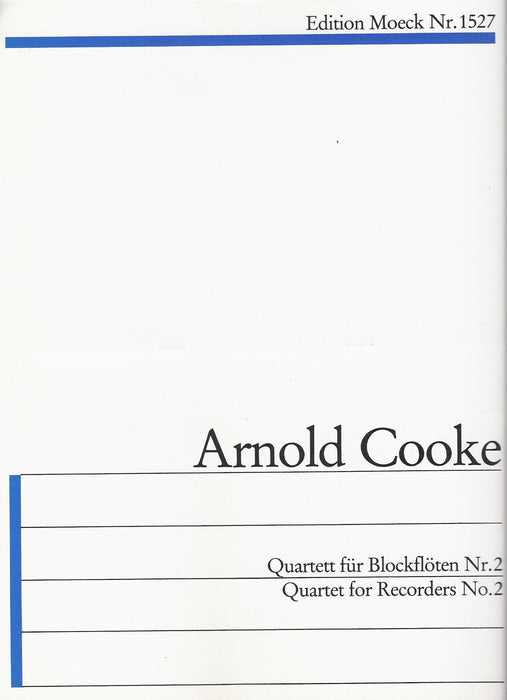 Cooke: Quartet for Recorders No. 2
