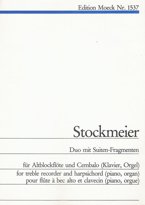 Stockmeier: Duo with Suite-Fragments