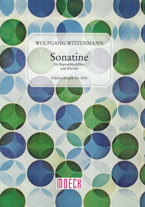 Witzenmann: Sonatina for Descant Recorder and Piano