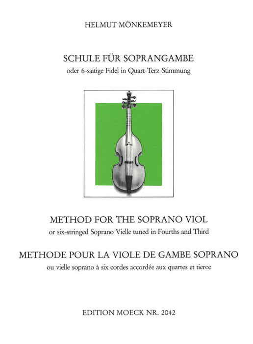 Monkemeyer: Method for the Soprano Viol