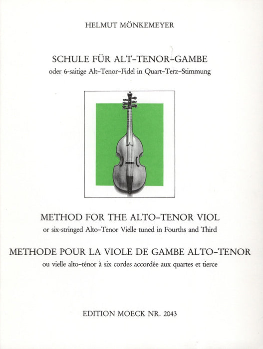Monkemeyer: Method for the Tenor Viol